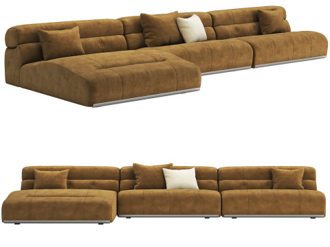 Coupe modular sofa Modèle 3D