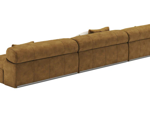 Coupe modular sofa 3D Model