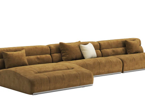 Coupe modular sofa 3D Model