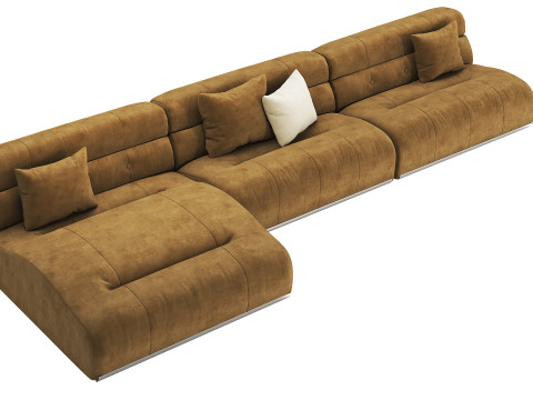 Coupe modular sofa Modello 3D