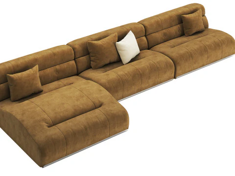Coupe modular sofa 3D Model