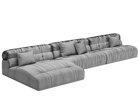 Coupe modular sofa 3D Model