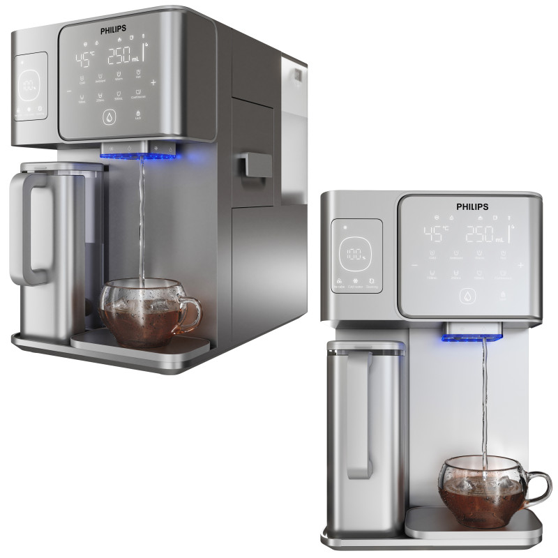Stasiun Pemurnian Air Reverse Osmosis oleh Philips Model 3D .c4d .max .obj .3ds .fbx .stl .blend