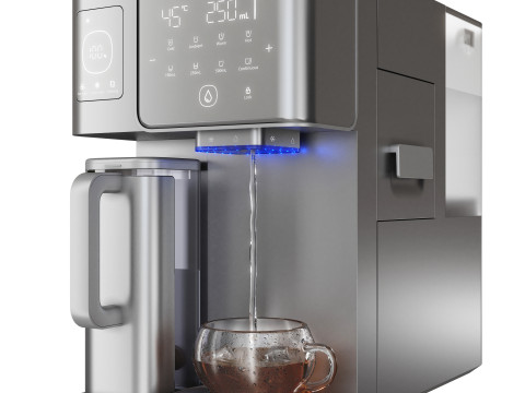 Stasiun Pemurnian Air Reverse Osmosis oleh Philips Model 3D