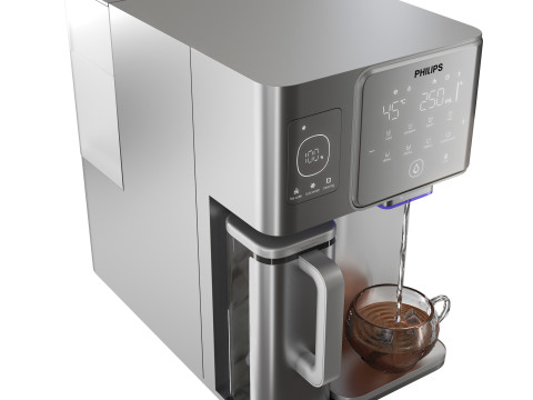 Stasiun Pemurnian Air Reverse Osmosis oleh Philips Model 3D