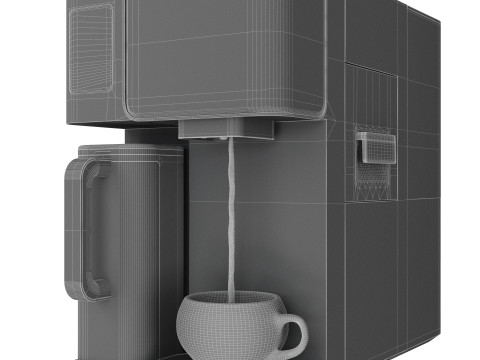 Stasiun Pemurnian Air Reverse Osmosis oleh Philips Model 3D
