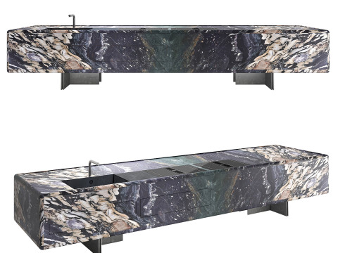 Кухня Oneon Suspended від Henge 3D Модель