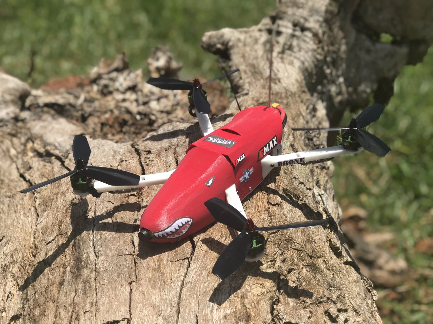 wilder chaser 3d printed drone 3D Print Model .c4d .max .obj .3ds .fbx .stl .blend 