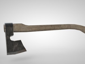 low-poly axe 3D Model