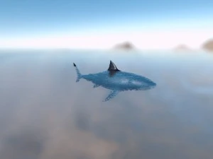 skark with u5 demo scene and ue4 textures-animated game-ready 3D Model