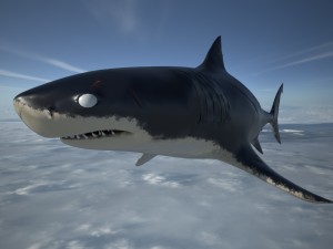 skark with u5 demo scene and ue4 textures-animated game-ready 3D-Modell