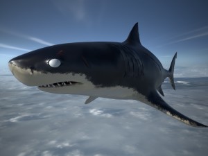 skark with u5 demo scene and ue4 textures-animated game-ready 3D-Modell