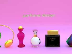 perfume bottles 3Dモデル
