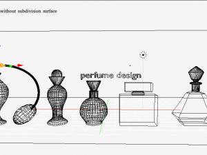 perfume bottles 3D मॉडल