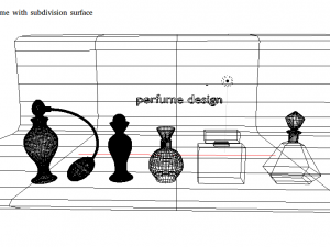 perfume bottles 3D मॉडल