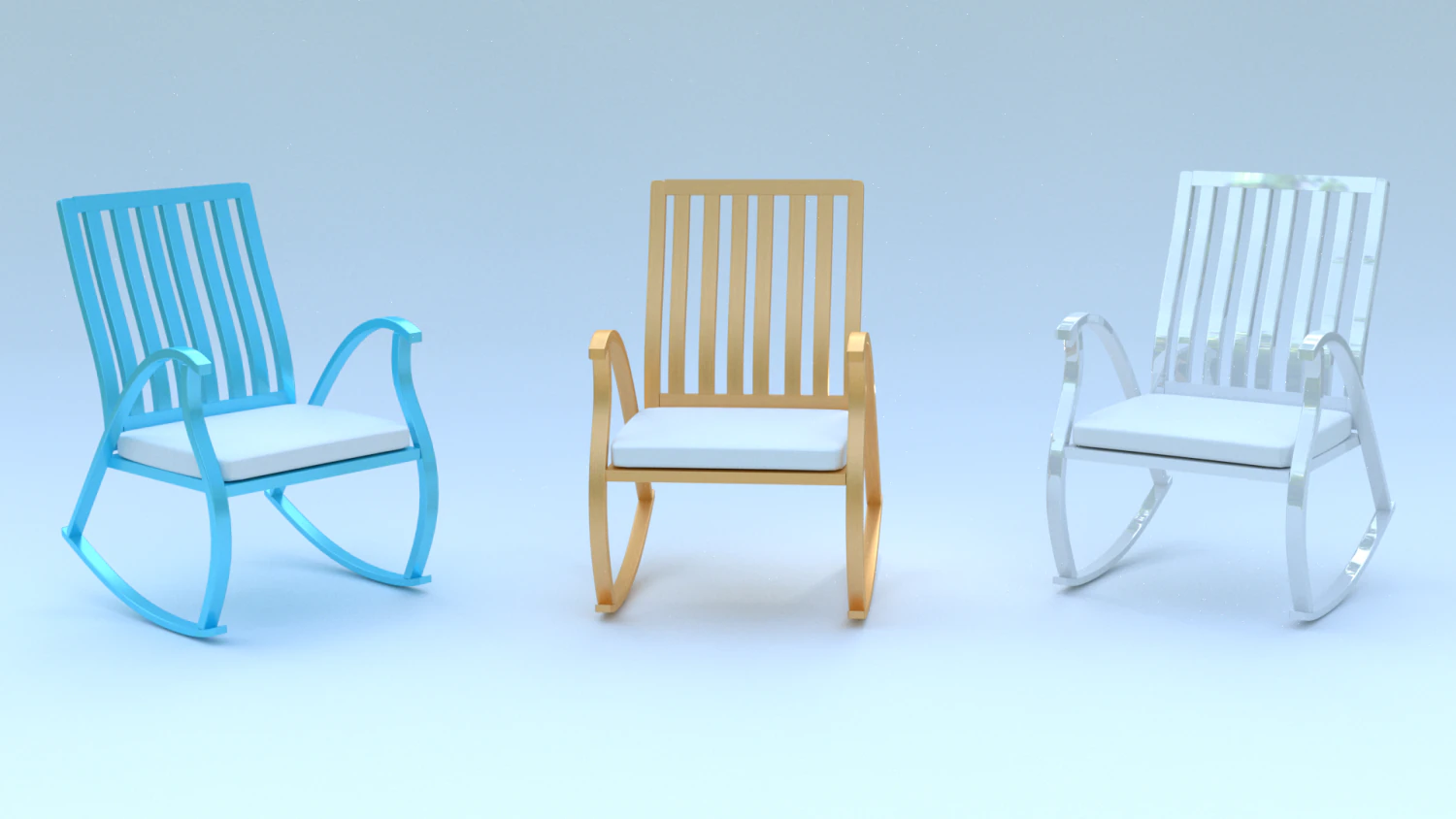 worcester rocking chair 3D Model .c4d .max .obj .3ds .fbx .stl .blend 