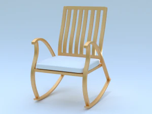 worcester rocking chair 3D Model
