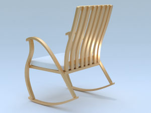 worcester rocking chair Modelo 3D