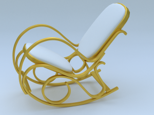 homcom rocking chair 3D Model