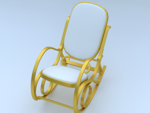 homcom rocking chair 3D Model