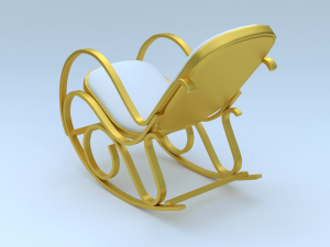 homcom rocking chair 3D Model