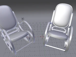homcom rocking chair 3D Model