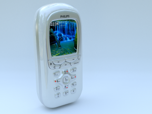 philips mobile 3D Model