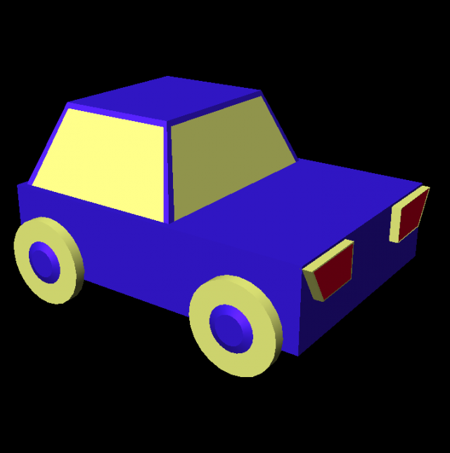 lowpolycar 3D Model .c4d .max .obj .3ds .fbx .stl .blend 