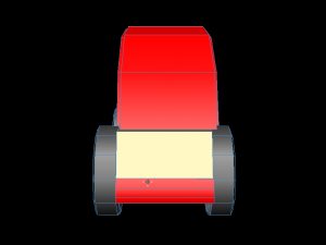 3d car lillabo lowpoly model 3D Model