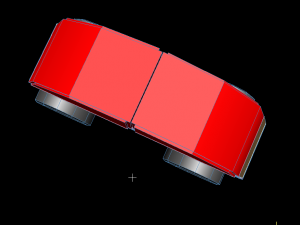 3d car lillabo lowpoly model 3D Model