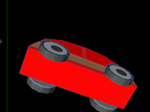 3d car lillabo lowpoly model 3D Model