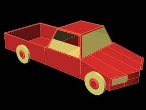 low poly cars pack 3D Модель