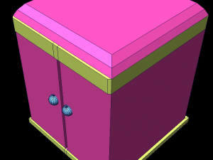 furniture lowpoly Modelo 3D