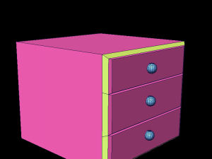 furniture lowpoly Modelo 3D