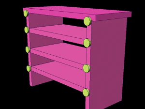 furniture lowpoly 3D Model