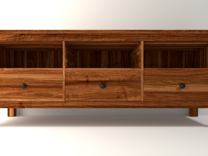 furniture - convenient in solid wood 3D Model