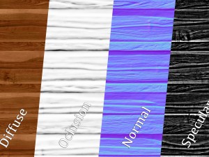 furniture - convenient in solid wood 3D Модель