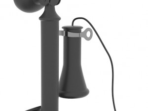old phone black 1914 3D 模型