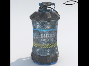 grenade sci-fi bio-101g 3D Model