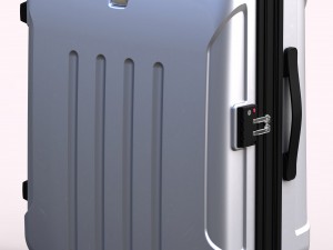 trolley suitcase zipper 3D 模型