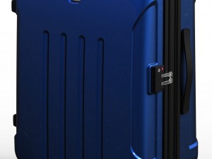 trolley suitcase zipper 3D 模型