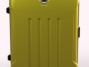 trolley suitcase zipper 3D 模型