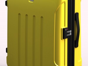 trolley suitcase zipper 3D 模型