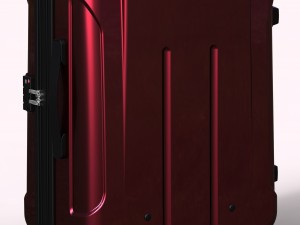trolley suitcase zipper 3D 模型