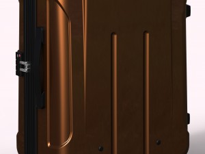 trolley suitcase zipper 3D 模型