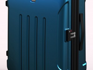 trolley suitcase zipper 3D 模型
