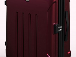 trolley suitcase zipper 3D 模型