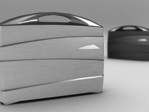 metal suitcase 3D Model