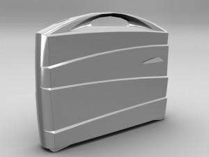 metal suitcase 3D 모델