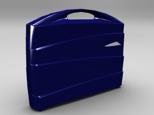 metal suitcase 3D 모델